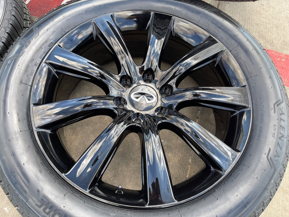 22" Infiniti QX80 QX56 Nissan Titan OEM 73729 wheels rims BRIDGESTONE SET NEW