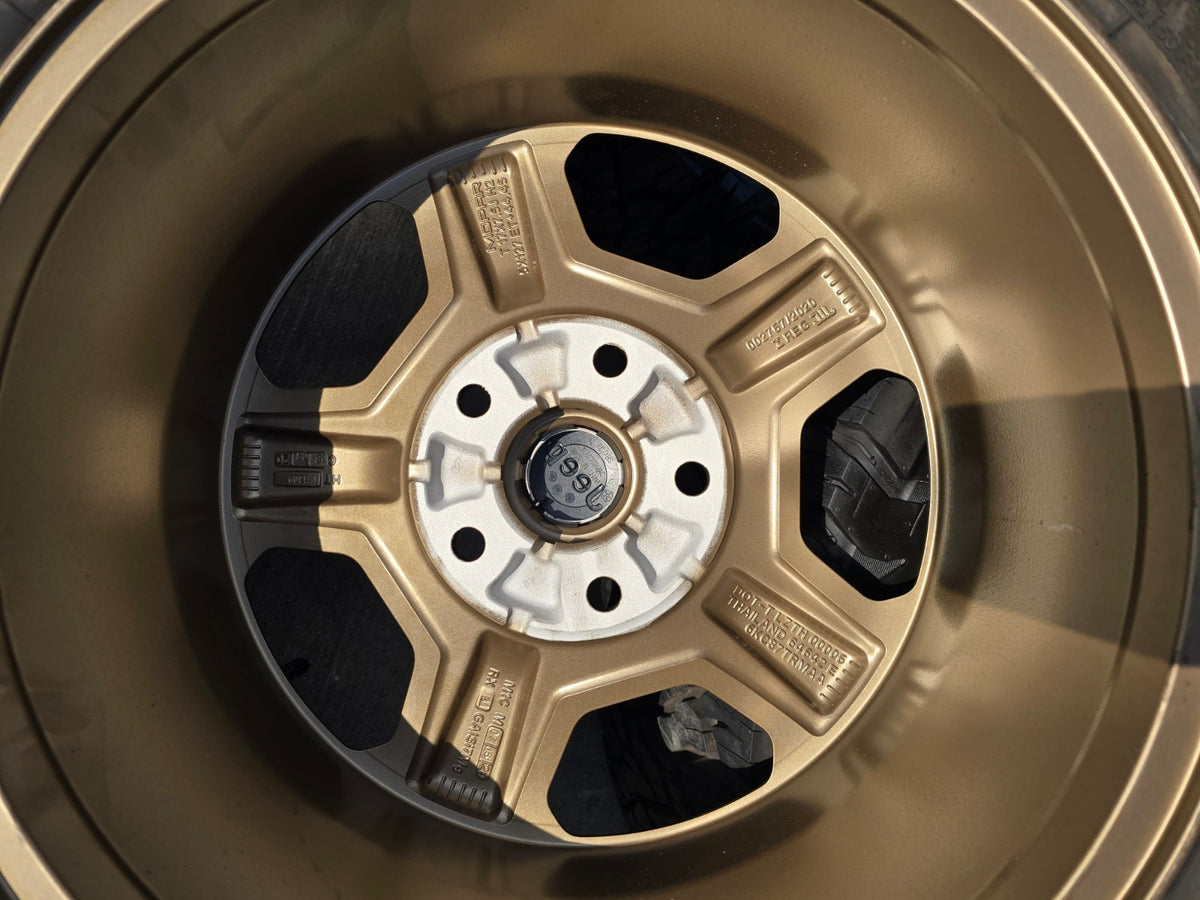 17" Jeep Gladiator RUBICON OEM wheels rims BRONZE Wrangler 9236 SET BFG A/T 33"