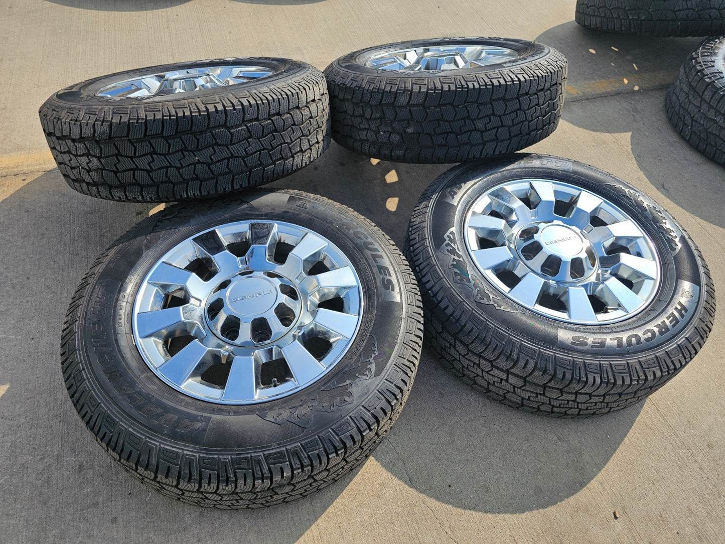 20" GMC Sierra 2500 3500 DENALI OEM 5704 wheels rims tires HERCULES
