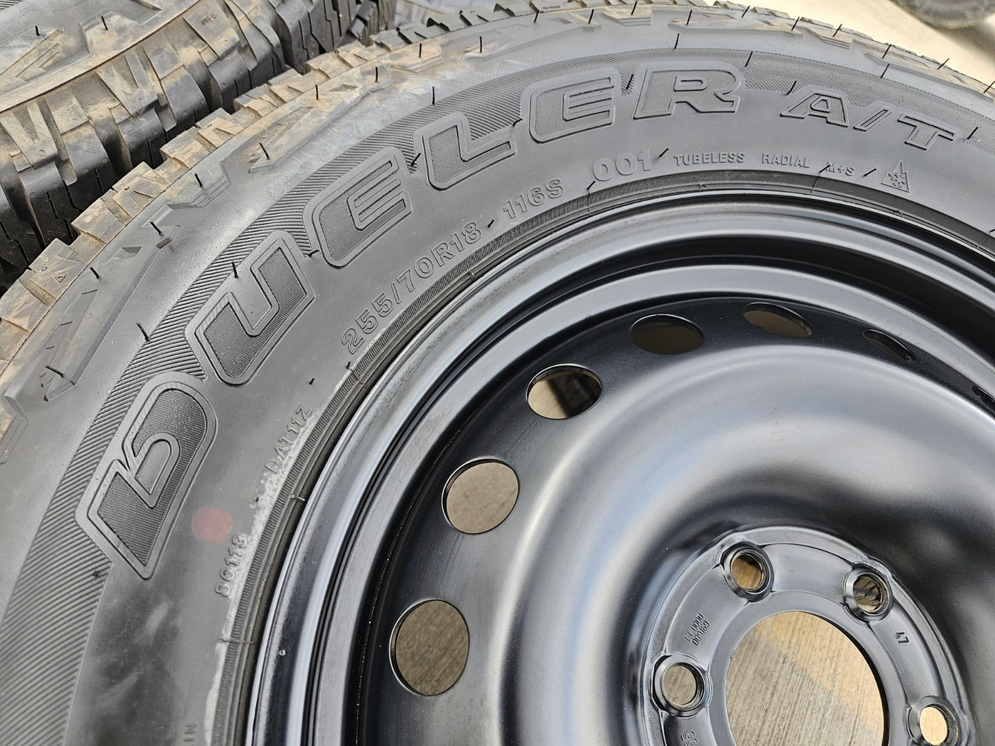 (4) 18" INEOS Grenadier OEM wheels rims tires STEEL 2023 2024 2025 2026 2027 NEW