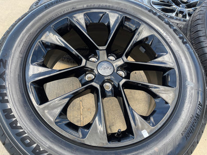(5) 20" Jeep Wrangler HIGH ALTITUDE 9262 96902 OEM wheels rims Gladiator NEW
