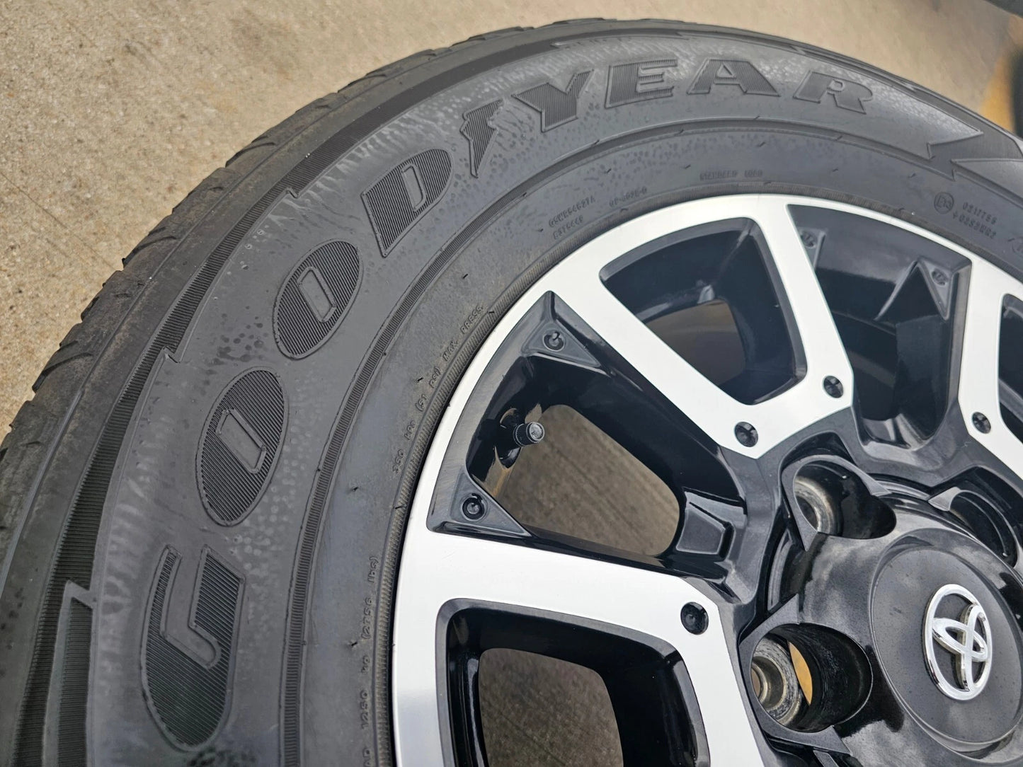 18" Toyota Tundra Sequoia TRD PRO black OEM wheels rims 5x150 tires 75157