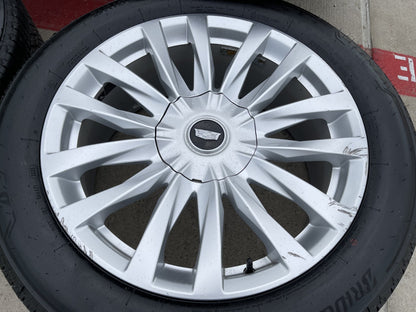 22" Cadillac Escalade Platinum OEM wheels rims 95026 4873 tires SET BRIDGESTONE