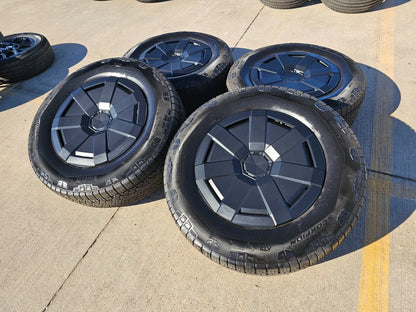 (1) 20" Tesla Cyber Truck OEM black wheelsrim tire 2024 2025 Cybertruck NEW