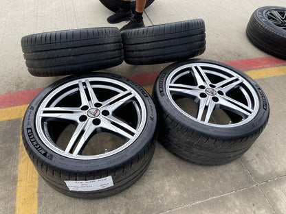 19" + 20" Chevy Corvette Z06 C8 OEM FORGED 94027 94028 wheels rims SET NEW