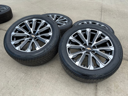 22" Chevy Tahoe Silverado Suburban OEM wheels rims 2022 2023 2024 2025 2026 NEW