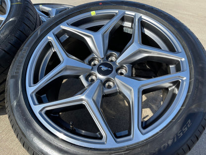 19" Ford Mustang GT Performance Track Pack OEM wheels rims TPMS 2025 2026 NEW