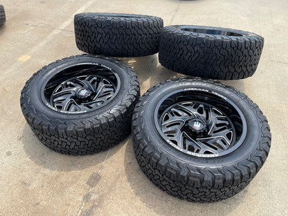20" 20x10 American Truxx AT1914 Euphoria Ford F-150 rims wheels Expedition BFG