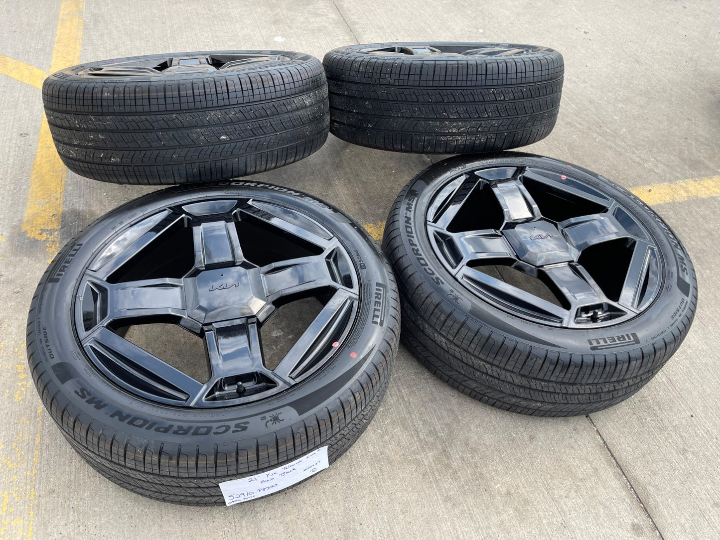 21" Kia Telluride Prestige OEM wheels rims Sorento Sedona 2025 2026 2027 NEW