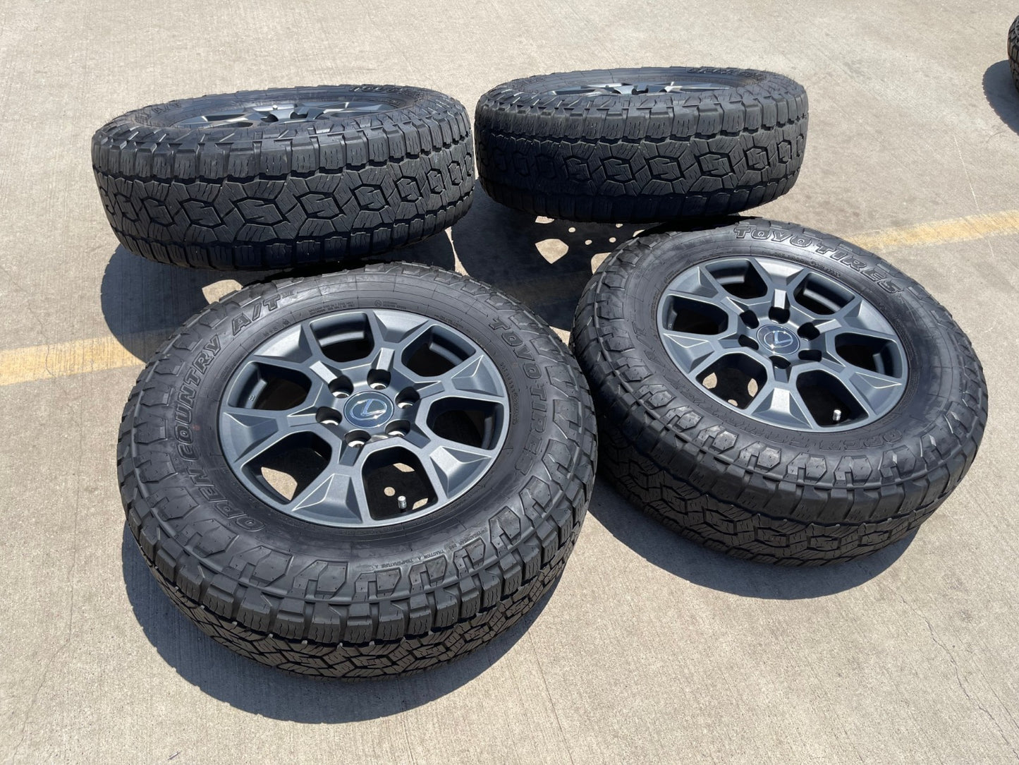 18" Lexus GX550 OEM 10544 wheels rims Land Cruiser Tundra Sequoia 2024 2025