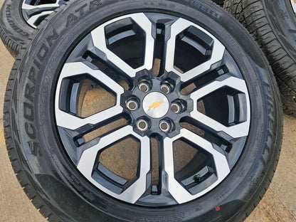 20" GMC Sierra Canyon Chevy Silverado OEM wheels rims 95780 2024 2025 NEW