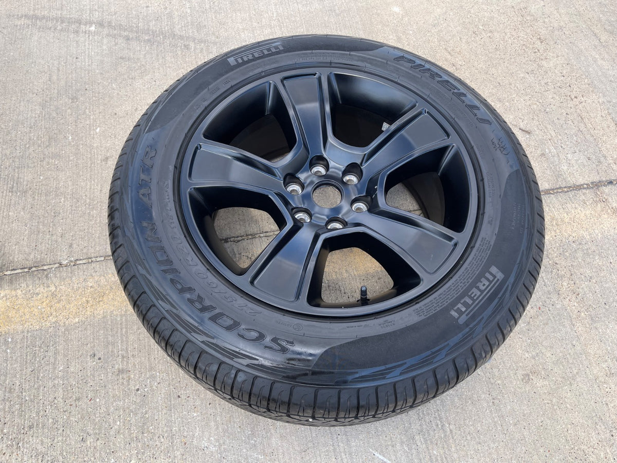 20" Dodge Ram 1500 OEM LIMITED Black 2676 2723 wheel rim PIRELLI A/TR single