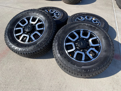 18" Ram 2500 3500 LARAMIE OEM wheels rims 2694 tires BRIDGESTONE A/T NEW 2026