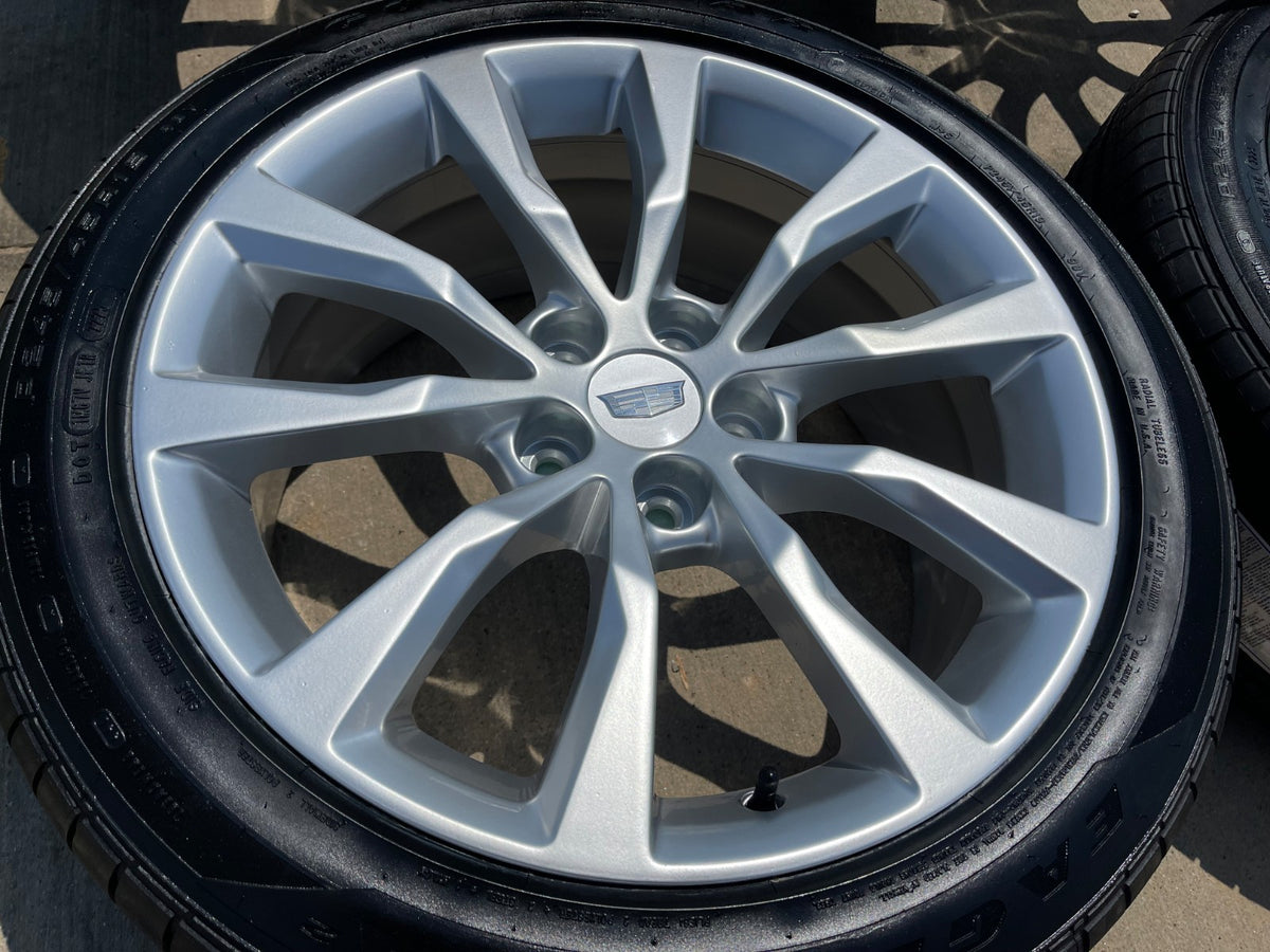 19" Cadillac XTS CT5 CT6 Platinum OEM 4729 wheels rims SET GOODYEAR