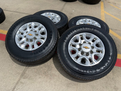 18" Chevy Silverado 2500 3500 OEM 5959 wheels rims tires SET FIRESTONE NEW