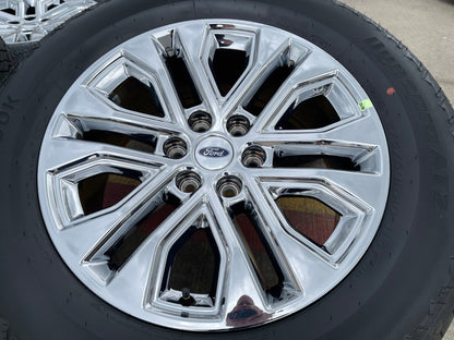 20" Ford F-150 LARIAT Limited OEM 10619 rims wheels CHROME Expedition 2026 NEW
