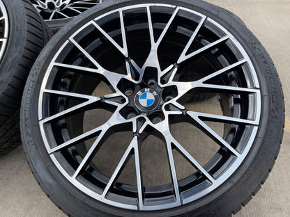 19" BMW M2 640i 650i OEM 86445 86448 F87 wheels rims 5x120 tires MICHELIN