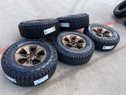 NEW (5) 17" Jeep Wrangler Rubicon OEM wheels rims SET Gladiator RIM# 96226 2027