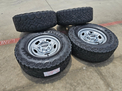 17" Ford F-250 F-350 OEM 3828 wheels rims tires GOODYEAR R/T 33"