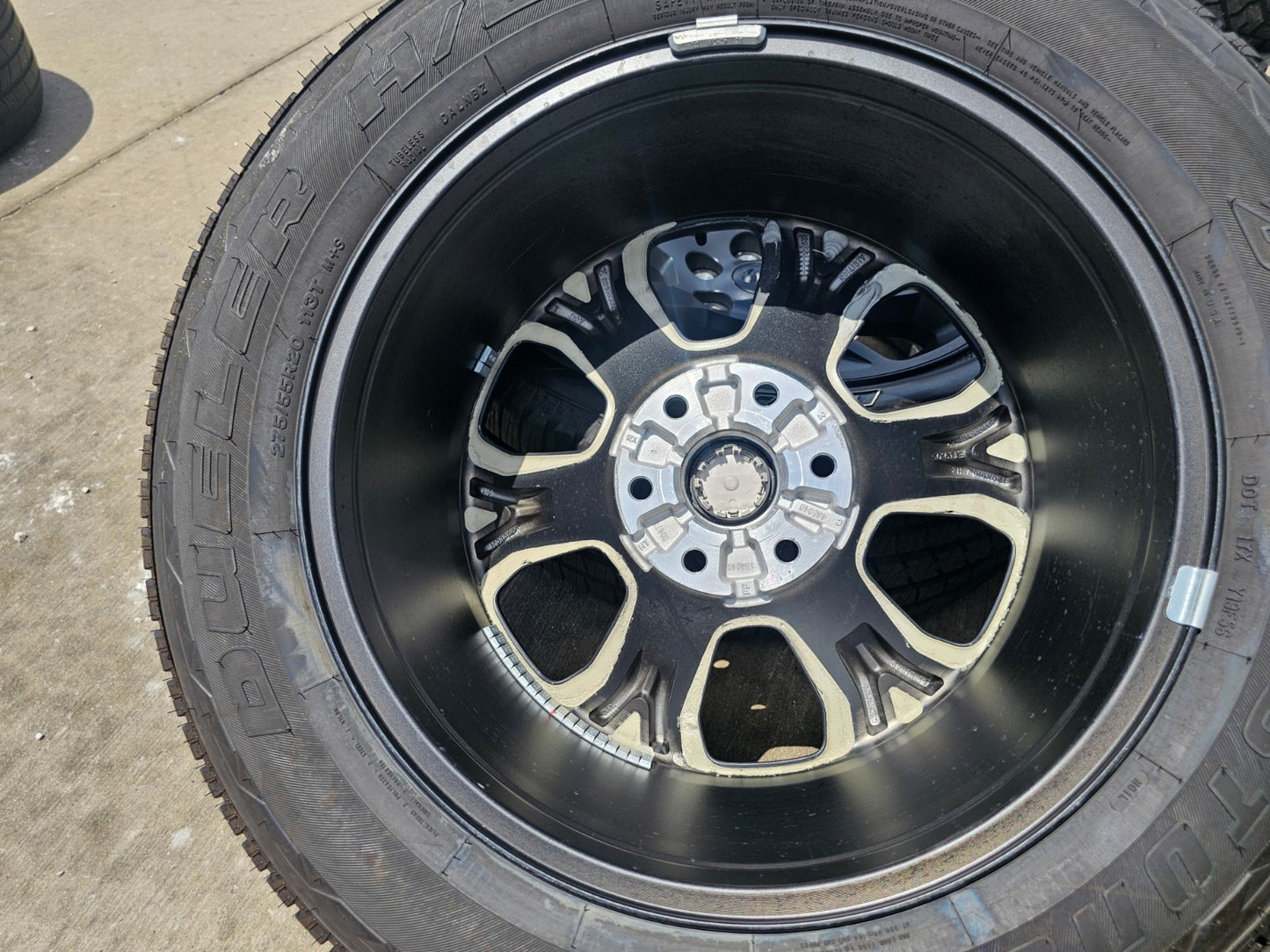 20" Dodge Ram 1500 OEM Laramie Black 2680 wheels rims tires 2024 2025 2026 NEW