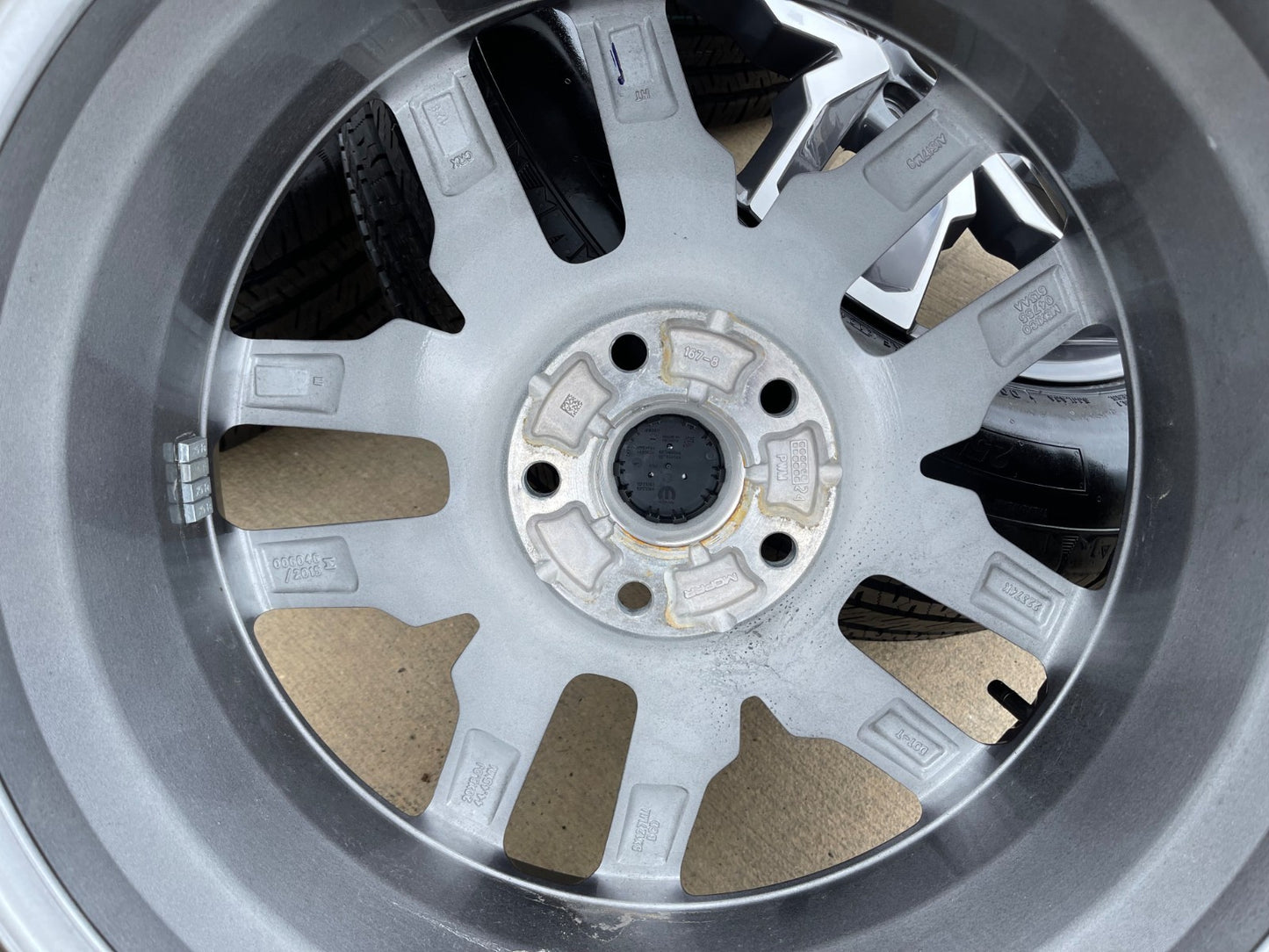 20" Jeep Wrangler Rubicon 4XE OEM 9333 wheels rims Gladiator 2024 2025 2026 NEW