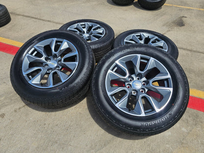 20" Chevy Silverado 1500 Tahoe OEM 5915 5916 wheels rims SET HANKOOK A/T2 NEW