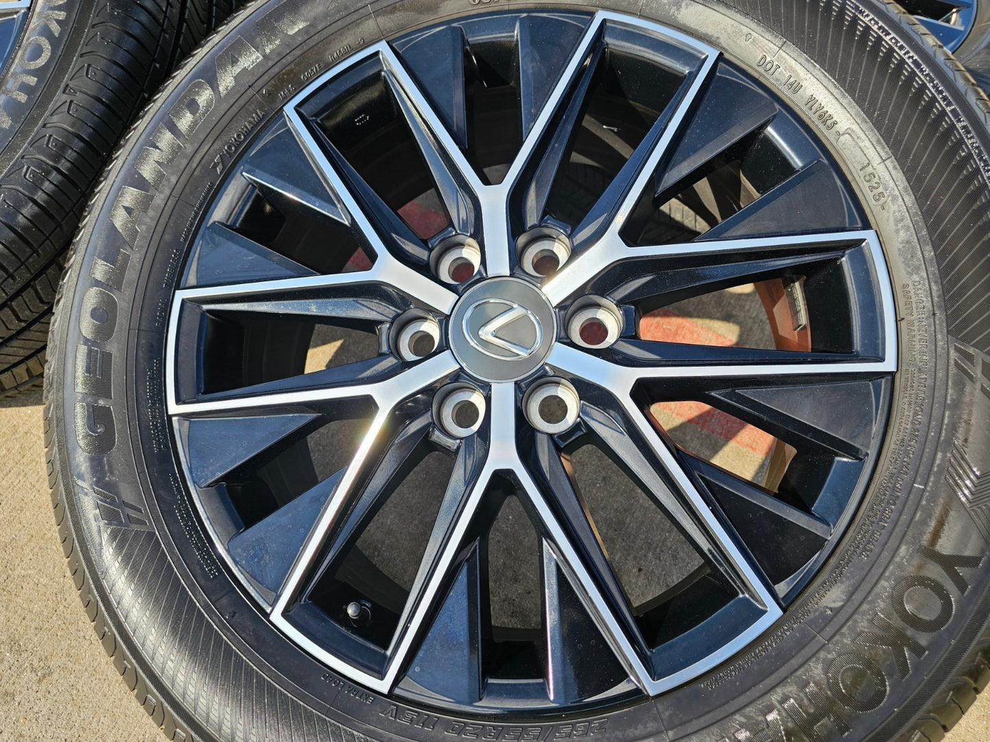 20" Toyota Land Cruiser Tundra OEM wheels rims 10545 Lexus GX550 LX600 2025 2026
