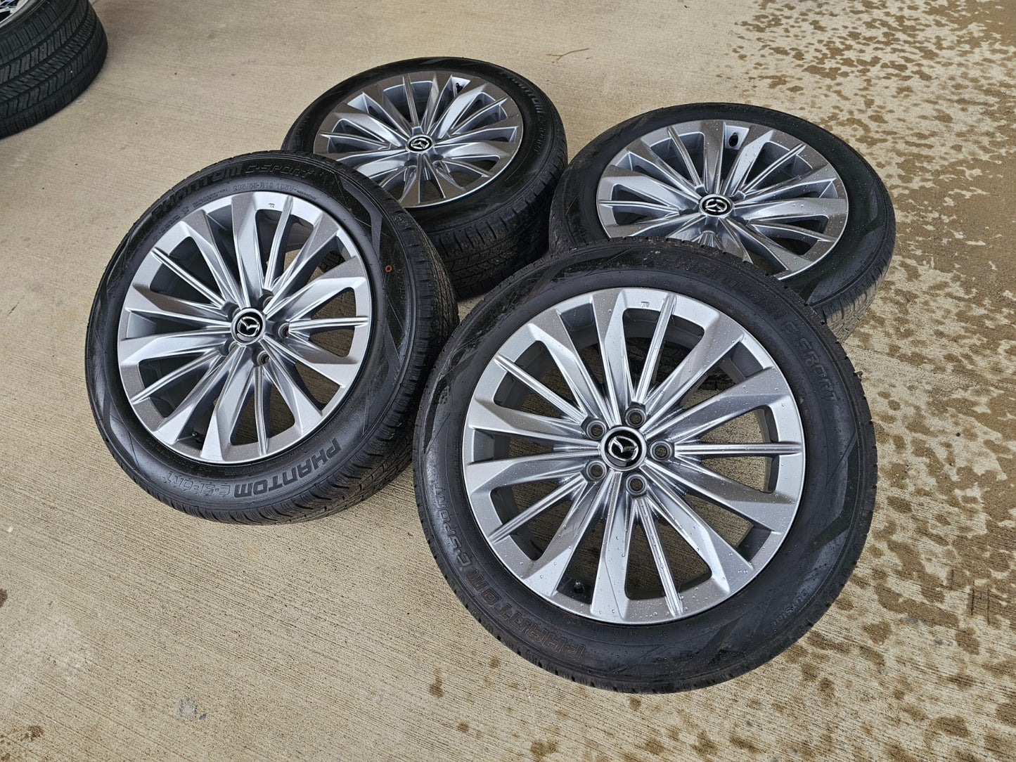 19" Mazda CX-90 Premium OEM rims wheels 95688 CX-70 SET 2024 2025 2026