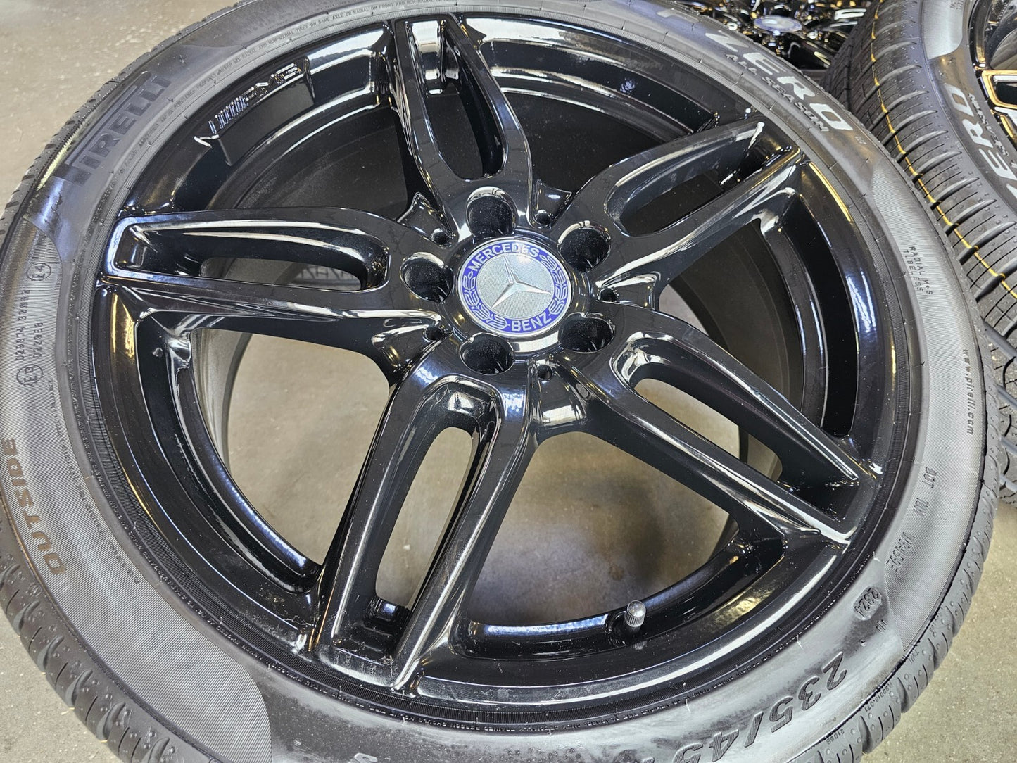 18" Mercedes CLA250 C E S Class OEM 85530 wheels rims tires NEW