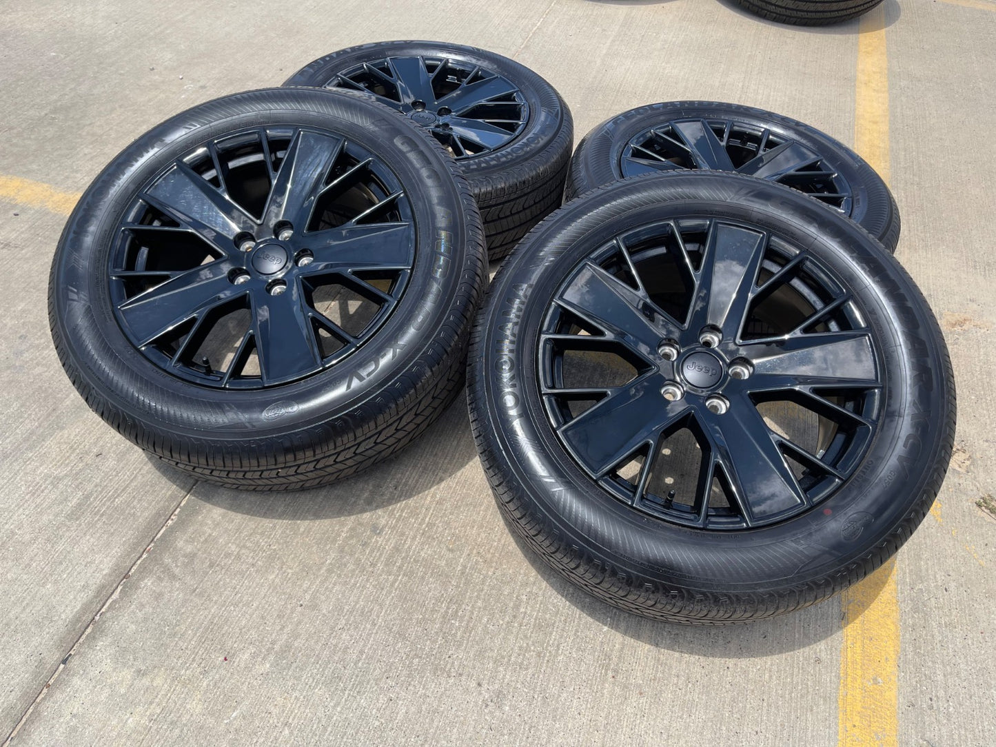 20" Jeep Grand Cherokee L OEM wheels rims Durango SET 2024 2025 2026 2027 NEW