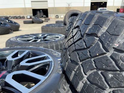 20" GMC Sierra Yukon AT4X Silverado OEM 5914 wheels rims SET GOODYEAR M/T