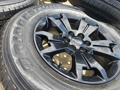 17" Chevy Colorado GMC Canyon OEM Black 5672 wheels rims tires NEW