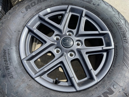 17" Jeep Wrangler Rubicon OEM wheels rims 9324 Gladiator 2025 2026 SET NEXEN NEW