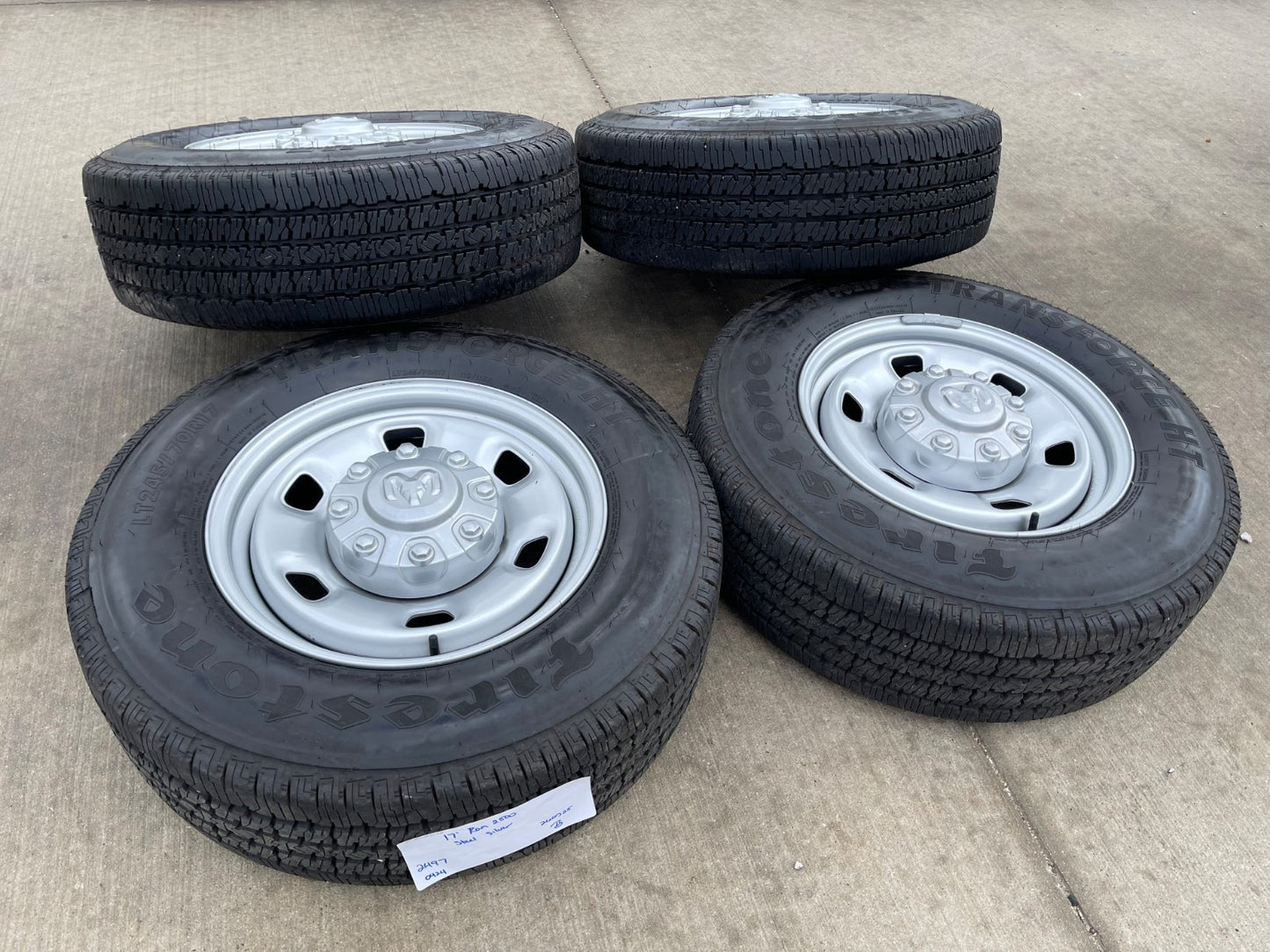 17" Ram 2500 3500 Laramie Power Wagon OEM 2497 wheels rims 2024 2025 2026 NEW