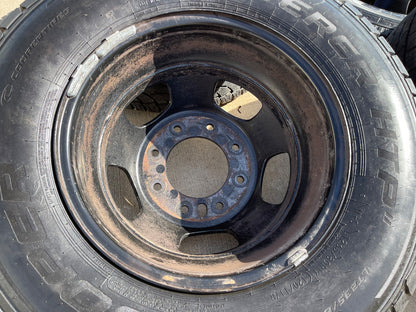 17" Dodge Ram 3500 Dually Laramie 8x200 wheels rims 2703 2704 OEM SET