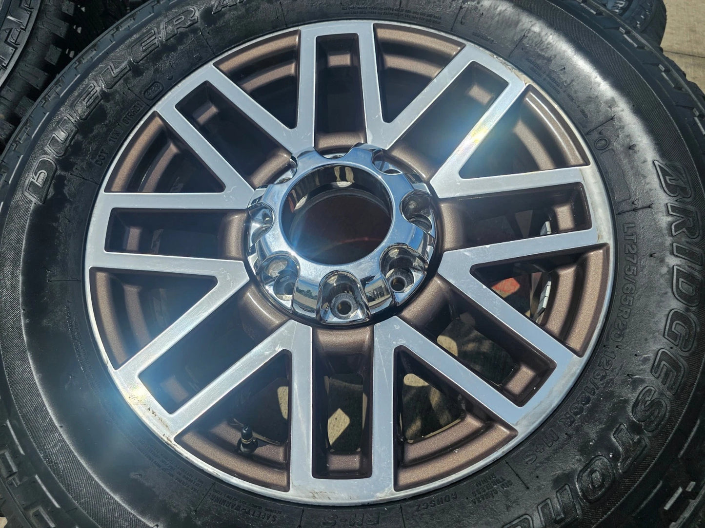 20" Ford F-250 F-350 KING RANCH OEM 10104 rims wheels TAN