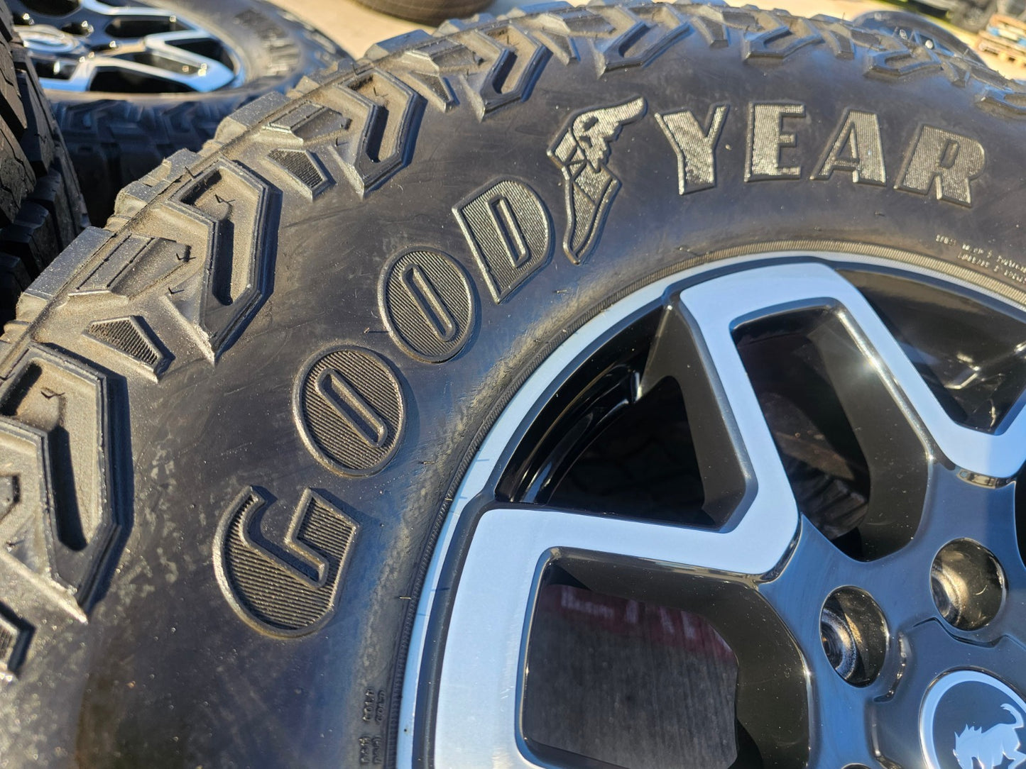 18" Ford Bronco wheels rims tires black 95213 Ranger GOODYEAR 35" DISCOUNTED