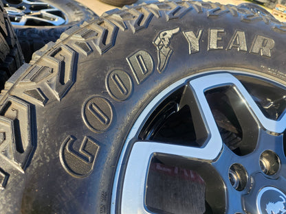 18" Ford Bronco wheels rims tires black 95213 Ranger GOODYEAR 35" DISCOUNTED