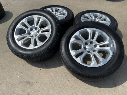 20" Chevy Tahoe Silverado OEM 14090 95417 wheels rims SET HANKOOK A/T2