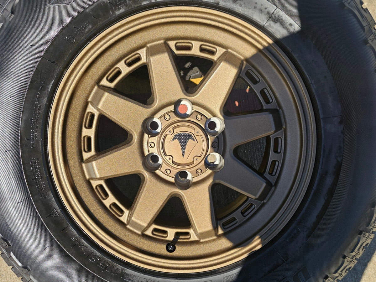 17" 4Runner Toyota Tacoma OEM BRONZE wheels rims FJ HANKOOK DYNAPRO A/T2 NEW