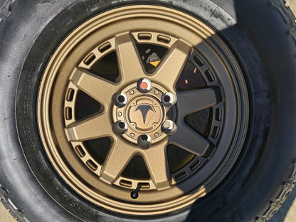 17" 4Runner Toyota Tacoma OEM BRONZE wheels rims FJ HANKOOK DYNAPRO A/T2 NEW