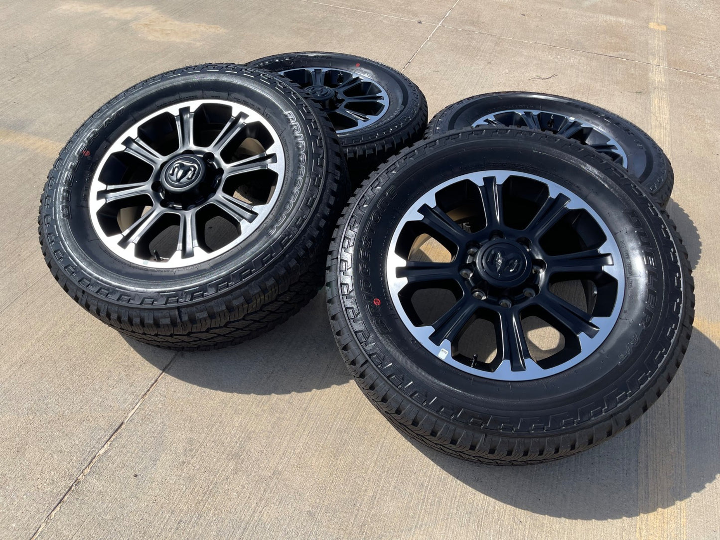 20" Dodge Ram 2500 3500 LARAMIE OEM 95578 wheels rims A/T SET 2025 2026 2027 NEW