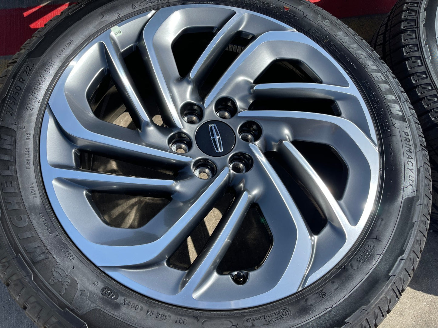 22" Lincoln Navigator OEM 94225 rims wheels BLACK LABEL SET 2026 MICHELIN NEW