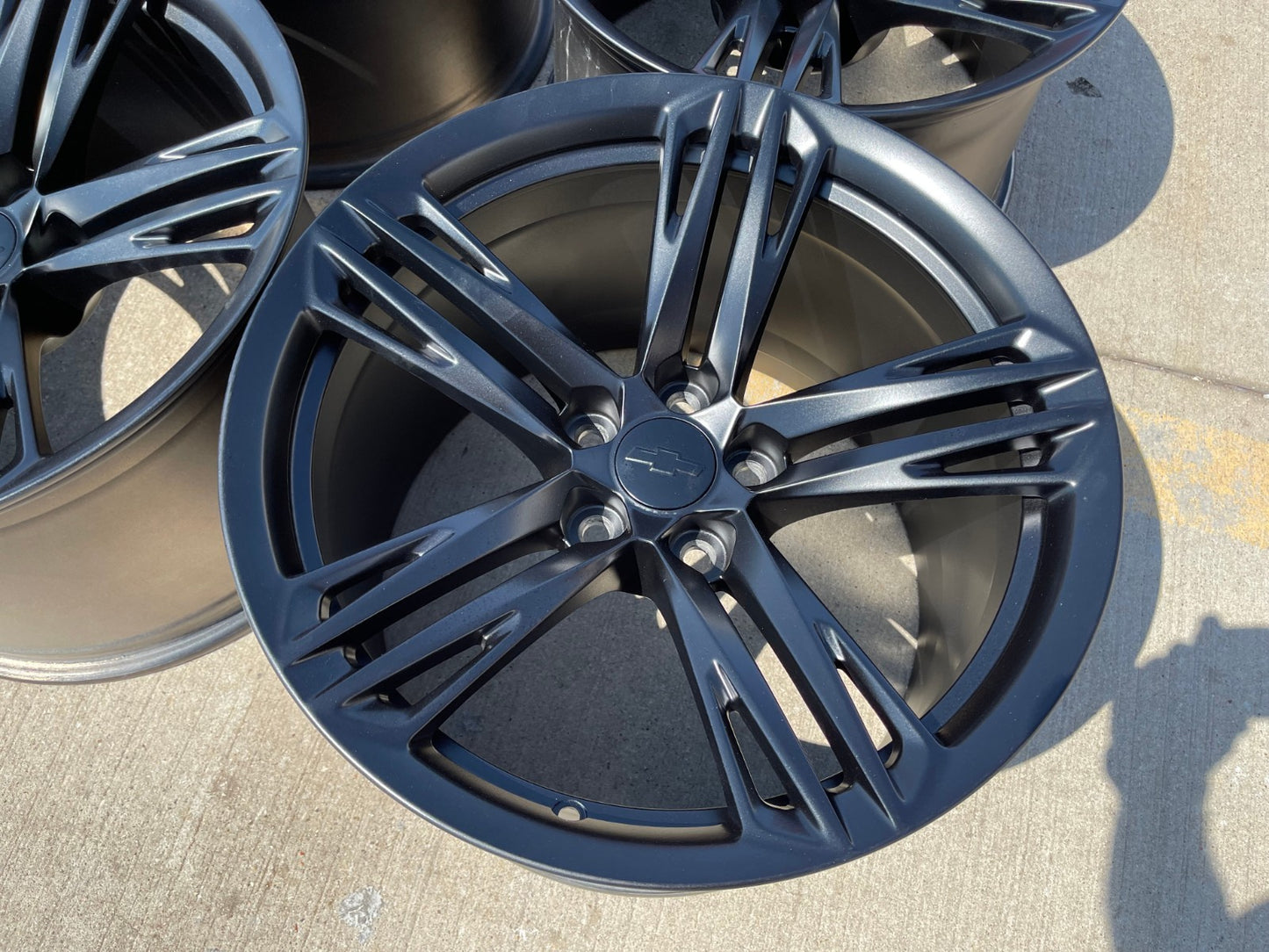 19" 19x11 19x12 Chevy Camaro ZL1 OEM staggered wheels rims 5853 5854 NEW