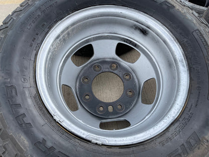 17" Dodge Ram 3500 Dually Laramie 8x200 wheels rims 2703 2704 OEM tires COOPER