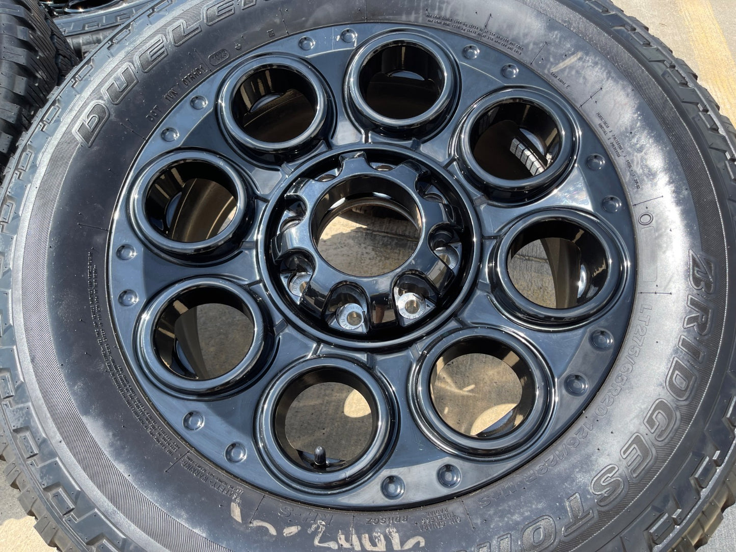 20" Ford F-250 F-350 OEM black TREMOR wheels rims SET 10299 10484 FITS 2005-2027
