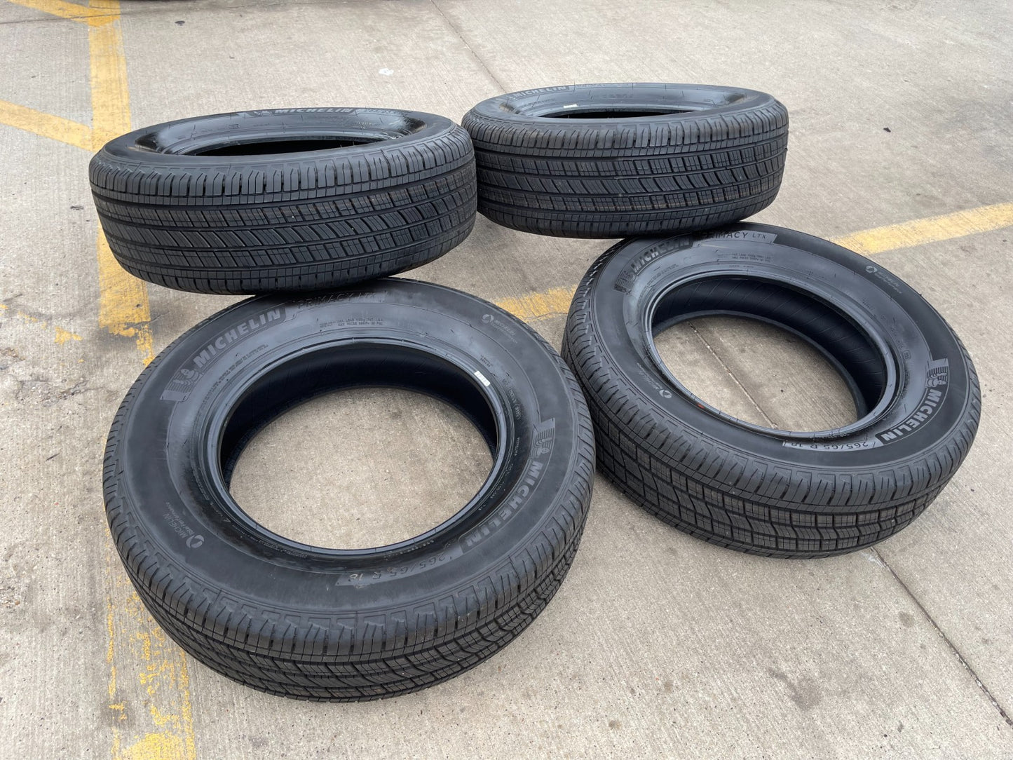 265/65/18 Michelin Primacy LTX tires F-150 Sierra Tahoe Silverado NEW TAKE OFFS