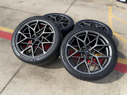19" 19x10.5 19x11 Ford Mustang GT Track Pack PREFORMANCE OEM wheels rim MICHELIN