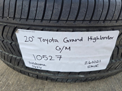 20" Toyota Grand Highlander OEM 10527 wheels rims TX350 TX500 2025 2026 2027 NEW