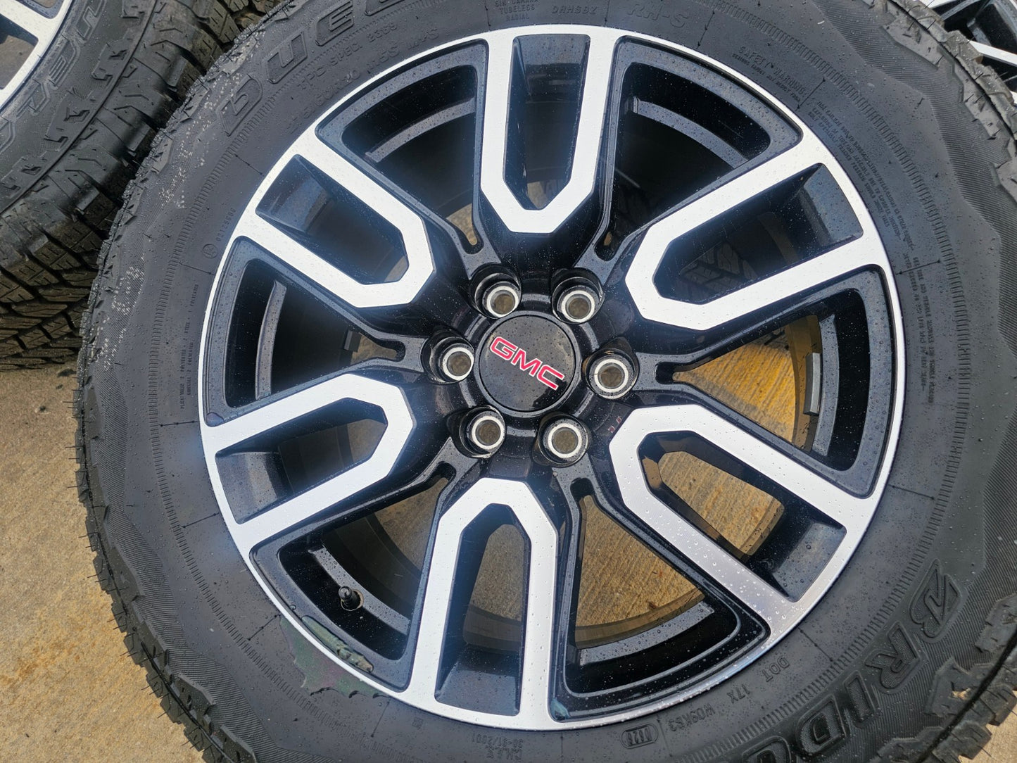 20" GMC Sierra Yukon AT4X Silverado OEM 5914 wheels rims BRIDGESTONE A/T SET NEW